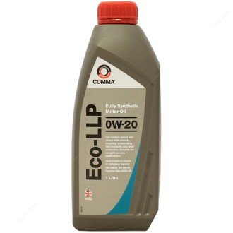 Моторное масло Eco-LLP 0W-20, 1 л - COMMA ECOLLP1L