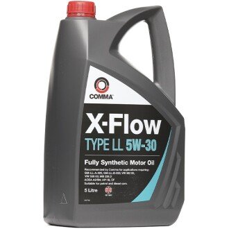 Моторна олива X-Flow Type LL 5W-30, 5 л - COMMA XFLL5L