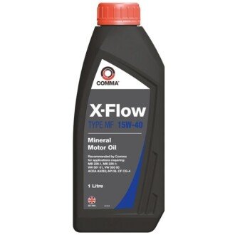 Моторное масло X-Flow Type MF 15W-40, 1 л - COMMA XFMF1L