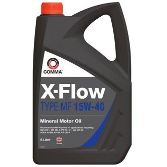 Моторное масло X-Flow Type MF 15W-40, 5 л - COMMA XFMF5L