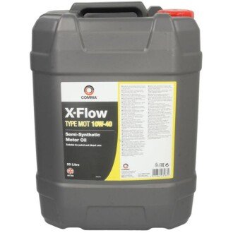 Моторна олива X-Flow Type MOT 10W-40, 20 л - COMMA XFMOT104020L