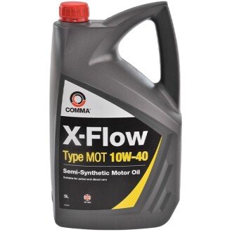 Моторна олива X-Flow Type MOT 10W-40, 5 л - COMMA XFMOT10405L