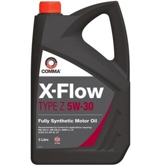 Моторное масло X-Flow Type Z 5W-30, 5 л - COMMA XFZ5L