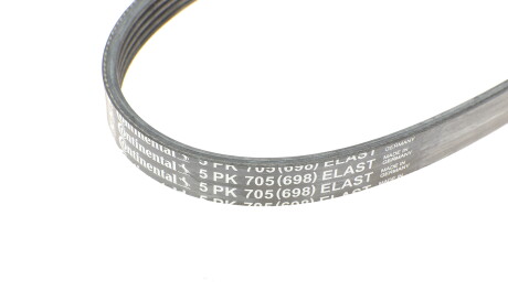 Фото 3 - Ремінь приводний Continental 5PK705 ELAST (5PK705ELAST)