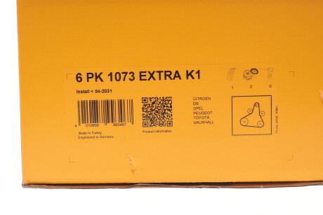 Фото 2 - Автозапчастина Continental 6PK1073EXTRAK1
