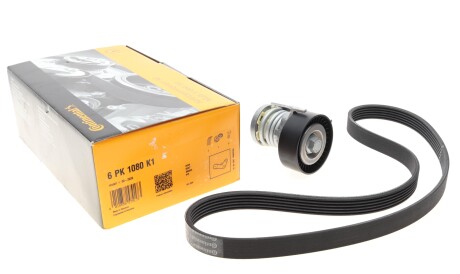 Ремень ручейковый 6pk1080 комплект - (38920P5L003, 38920P5L004, MQ910105) Continental 6PK1080K1