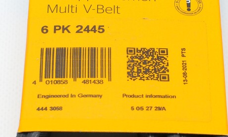 Фото 6 - Ремінь приводний Continental 6PK2445