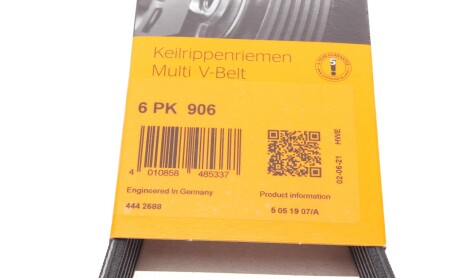 Фото 6 - Ремінь приводний Continental 6PK906