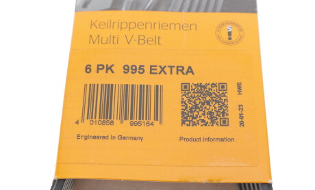 Фото 6 - Ремень приводной Continental 6PK995 EXTRA (6PK995EXTRA)