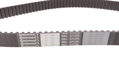 Фото 2 - Ремінь ГРМ Continental CT1184