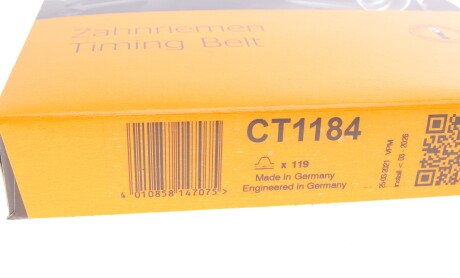 Фото 5 - Ремінь ГРМ Continental CT1184