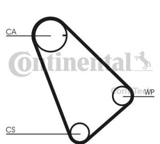 Ремень ГРМ - Continental CT573