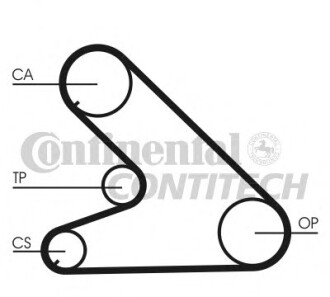 Ремень ГРМ - (95600330, 95577539, 5496878) Continental CT700