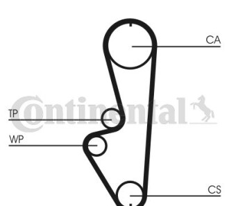 Ремінь ГРМ - Continental CT765