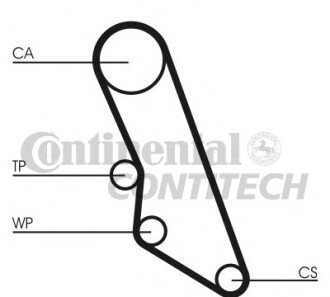 Фото 2 - Ремень ГРМ Continental CT865