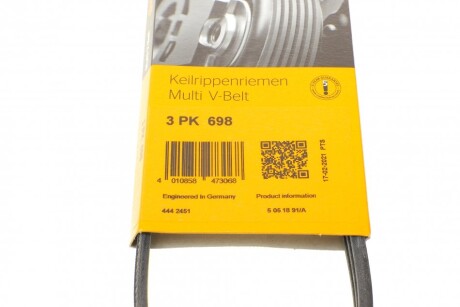 Фото 6 - Ремінь приводний Continental 3PK698