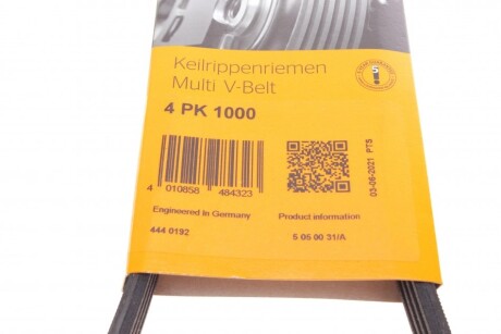 Фото 5 - Ремінь приводний Continental 4PK1000