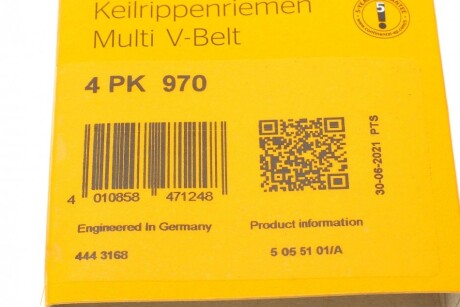 Фото 6 - Ремінь приводний Continental 4PK970