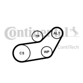 Комплект ГРМ - Continental 6PK1045K1