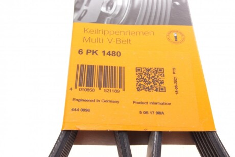 Фото 5 - Ремень приводной Continental 6PK1480