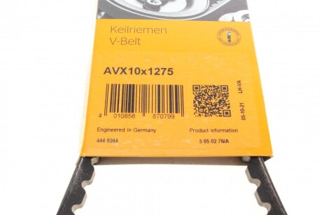 Фото 5 - Ремень приводной Continental AVX10X1275
