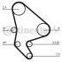 Комплект ГРМ с помпой CITROEN C5/8/406/607 2.2 (146x25) 2000=> - (71771588, 1609524480) Continental CT1037WP1 (фото 3)