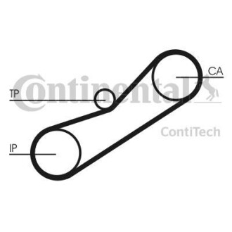 Ремень ГРМ - (lhn100760, lhp100840, lhp100550l) Continental CT1042