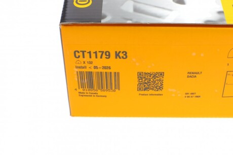 Фото 20 - Комплект ремня ГРМ Continental CT1179K3