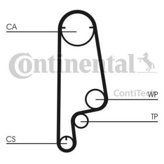 Ремінь ГРМ - Continental CT546