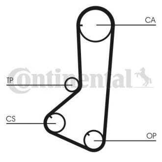 Комплект ремня грм - Continental CT801K1