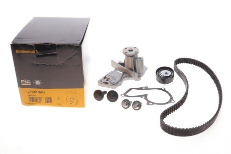 Фото 2 - Комплект ремня ГРМ Continental CT881WP2