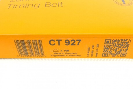 Фото 5 - Ремінь ГРМ Continental CT927