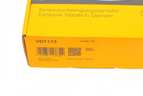 Фото 6 - Шкив коленвала / Демфер Continental VD1113