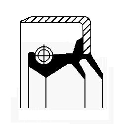 Фото 3 - Сальник трансмисии CORTECO 01026135B