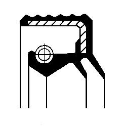 Фото 3 - Сальник трансмісії CORTECO 01029598B