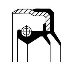 Прокладка коробки передач (36x50x10) CASE IH 100, 110, 115, 120, 125, 140, 130, 135 CASE-STEYR 9145, CVT 120, CVT 130, CVT 150, CVT 170, CVT 6135 PROFI, CVT 6140, 4100, 4115, 4120, 4130, 6115 - CORTECO 01031610B