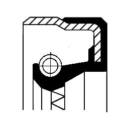 Сальник 44/78.1*10/15,5 тип B1BASLSFDRW - ((33131214856, 33107505603, 33107633769)) CORTECO 01031731