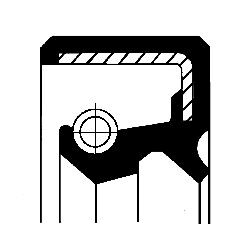 Фото 3 - Сальник трансмісії CORTECO 01032064B