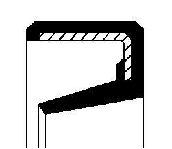 Сальник, автоматична коробка передач - CORTECO 01033609B