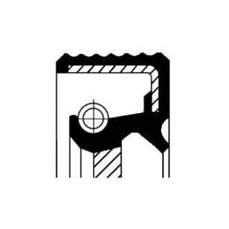 Сальник 25/40*7 тип BASLSFRDX27 - ((02F311113A)) CORTECO 01033852