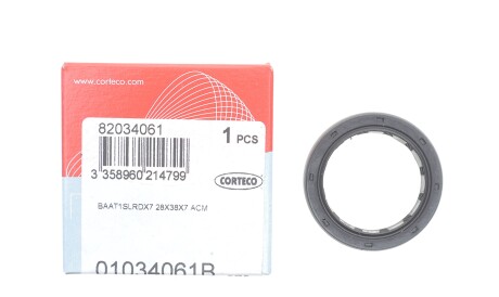 Фото 2 - Сальник коробки переключения передач CORTECO 01034061B