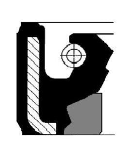 Ущільнення системи рульового управління (30x50x10) - CORTECO 01034350B