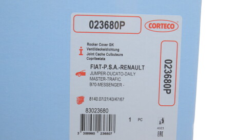 Фото 2 - Прокладка клапанної кришки CORTECO 023680P
