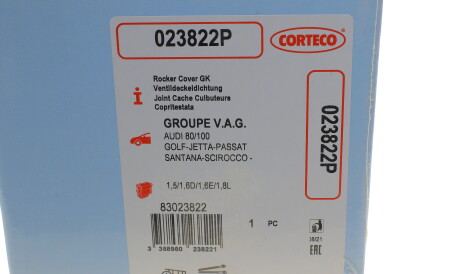 Фото 2 - Прокладка клапанной крышки CORTECO 023822P