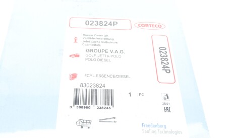 Фото 2 - Прокладка клапанной крышки CORTECO 023824P