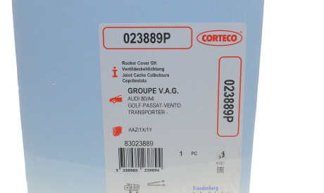 Фото 2 - Прокладка клапанної кришки CORTECO 023889P