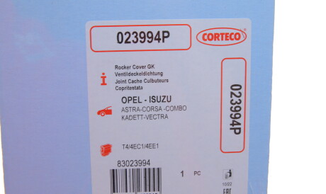 Фото 2 - Прокладка клапанной крышки CORTECO 023994P