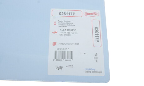 Фото 2 - Прокладка клапанної кришки CORTECO 026117P