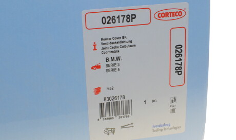 Фото 2 - Прокладка клапанної кришки CORTECO 026178P