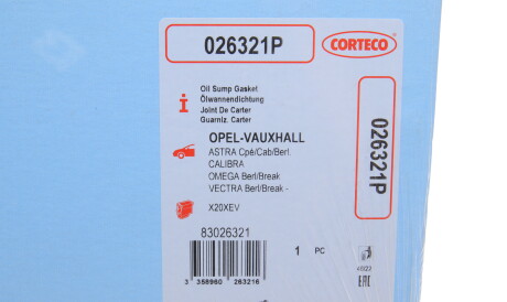 Фото 2 - Прокладка CORTECO 026321P